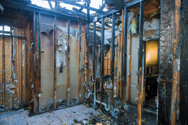 Professional Fire Damage Removal technician working in Ingleside, TX